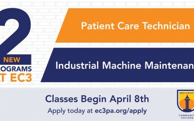 2 New Programs: Patient Care Technician and Industrial Machine Maintenance